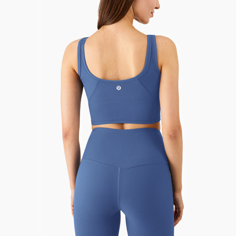 Yoga Bra European And American Vest Type Fitness Running Sports Bra