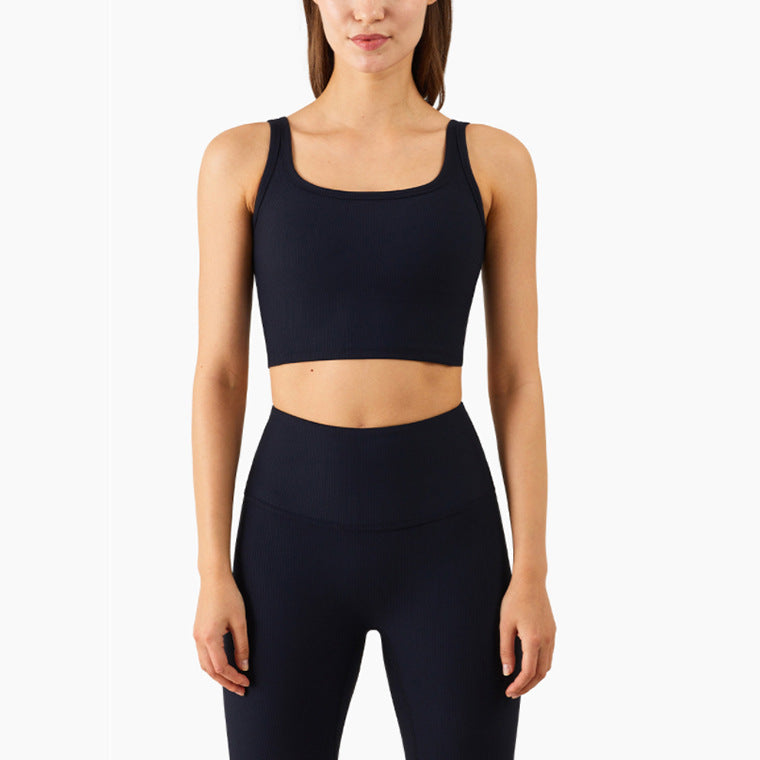 Yoga Bra European And American Vest Type Fitness Running Sports Bra