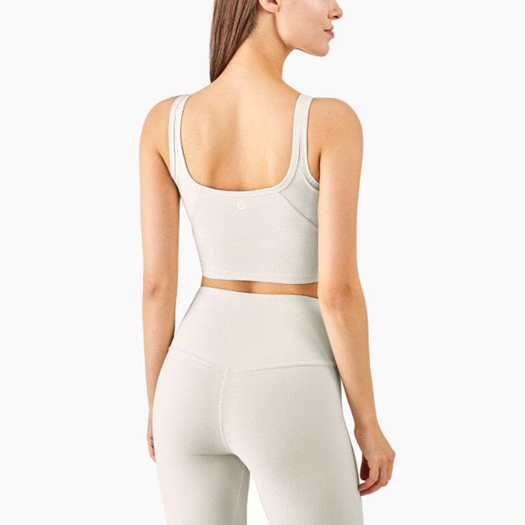 Yoga Bra European And American Vest Type Fitness Running Sports Bra