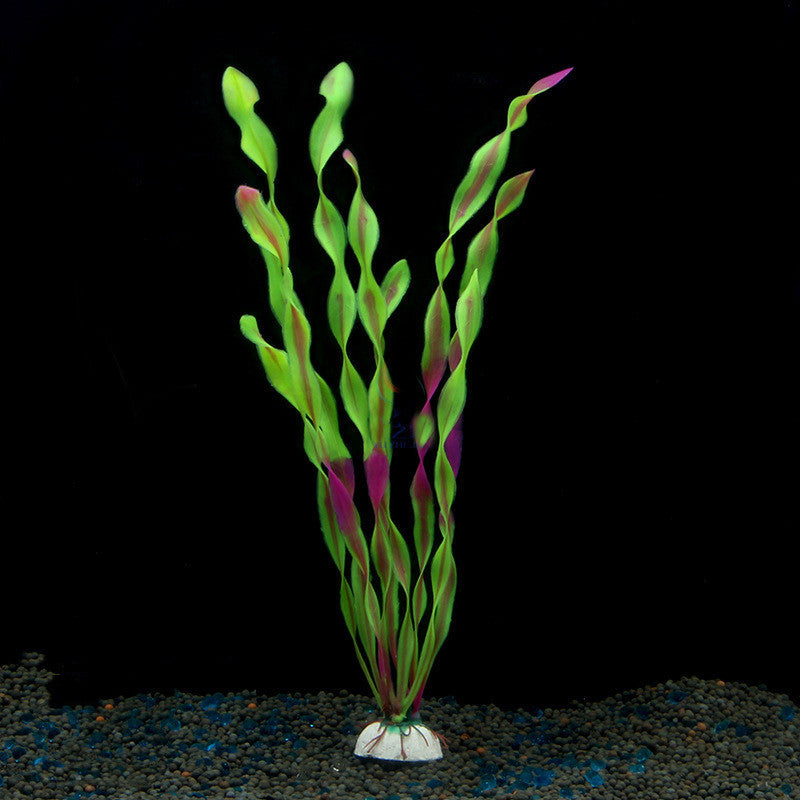 Aquarium Simulation Water Plants North American Fish Tank Landscaping Aquarium Decorations Fake Fish Grass Seabed Thin Strips Of Water Kelp Grass