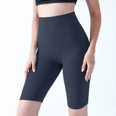 High-Waist Hip-Lifting Sports Shorts Training Fitness Exercise Five-Point Pants