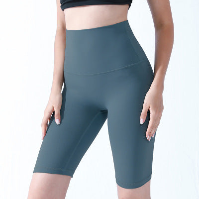 High-Waist Hip-Lifting Sports Shorts Training Fitness Exercise Five-Point Pants