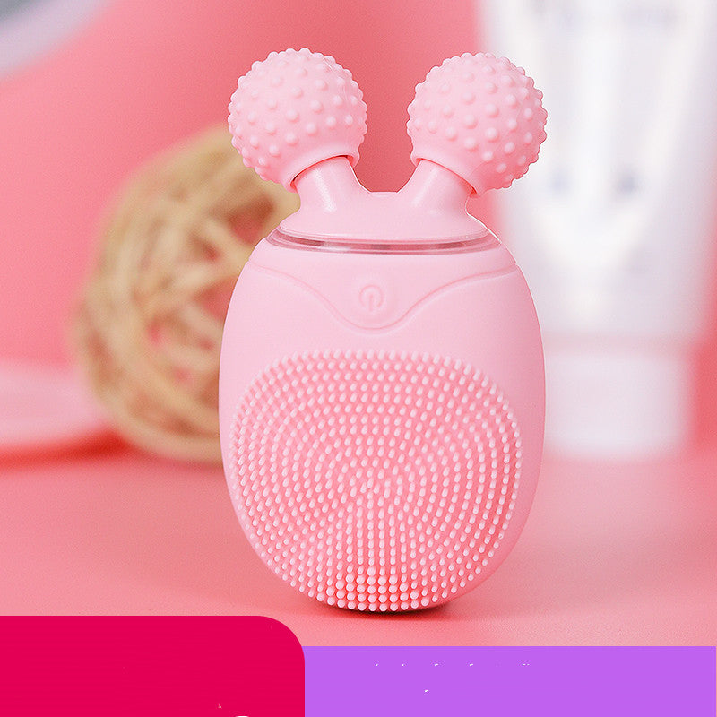Japan Electric Facial Cleansing Instrument Female Silicone Facial Cleansing Instrument