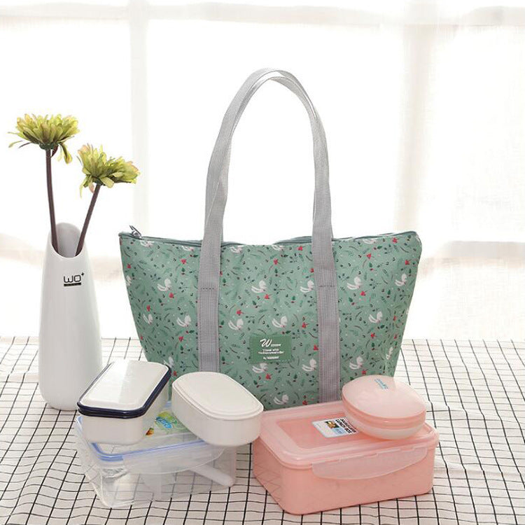 Portable Thermal Insulation Bag Shoulder Lunch Bag