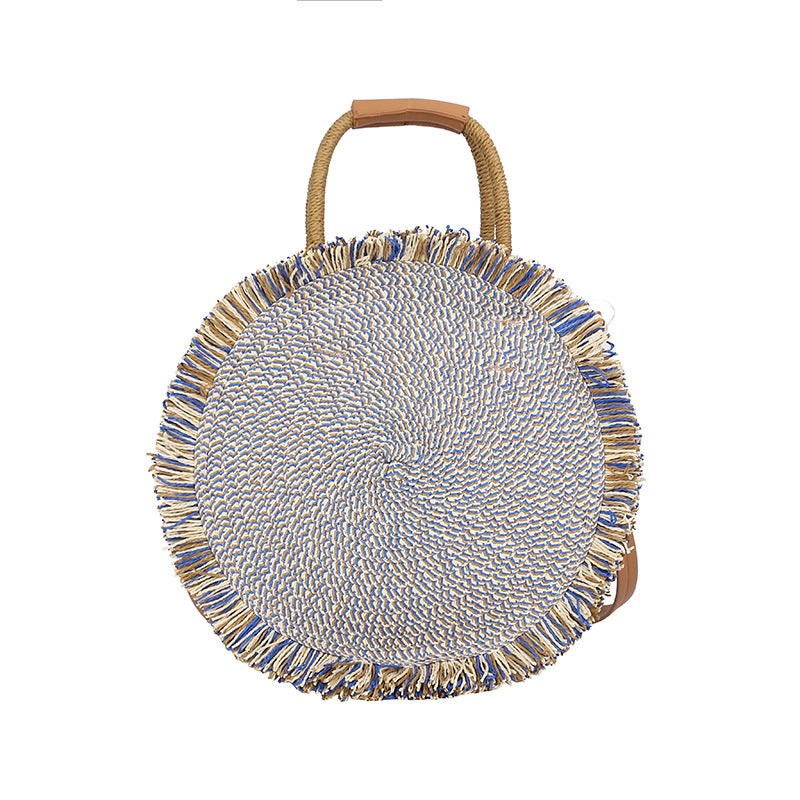 Handmade Rope Woven Straw Handbag