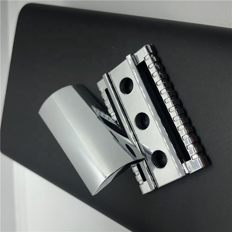 Factory Direct Sale Manual Black Resin Handle Men's Manual Shavers