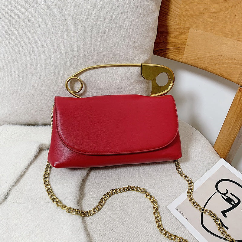 Spring Ins Super Fire Small Bag Female Popular New Wave Korean Version Of The Wild One-Shoulder Messenger Fashion Handbag