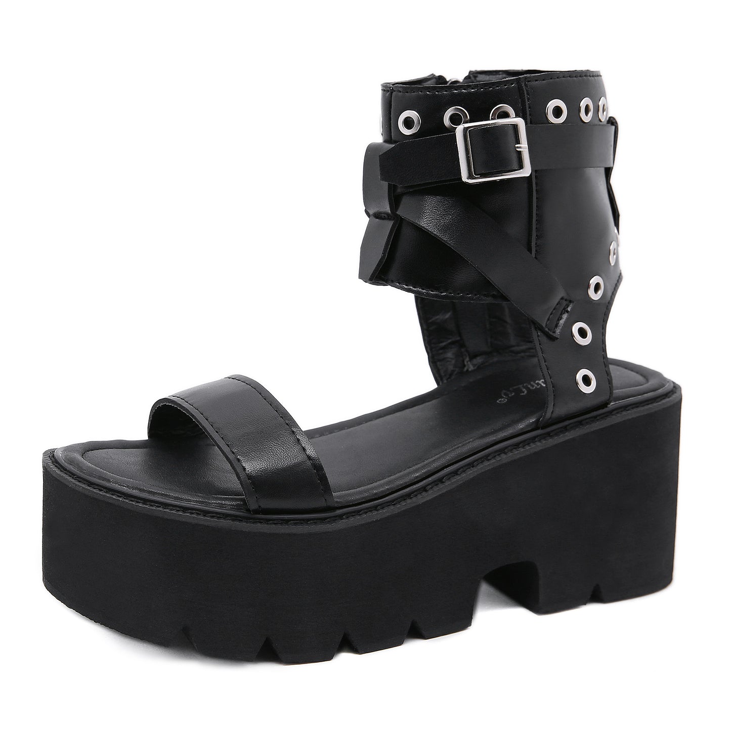 Early Spring New Thick-Soled Roman Sponge Cake Sole Street Style Sandals Student Shoes Factory Direct Wholesale
