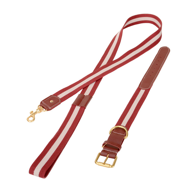Dog Collar Woven Pet Collar Traction Rope Super Wide Medium Dog Large Dog