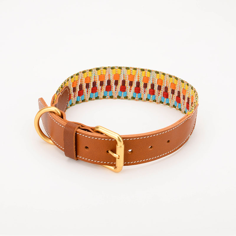 Dog Collar Woven Pet Collar Traction Rope Super Wide Medium Dog Large Dog