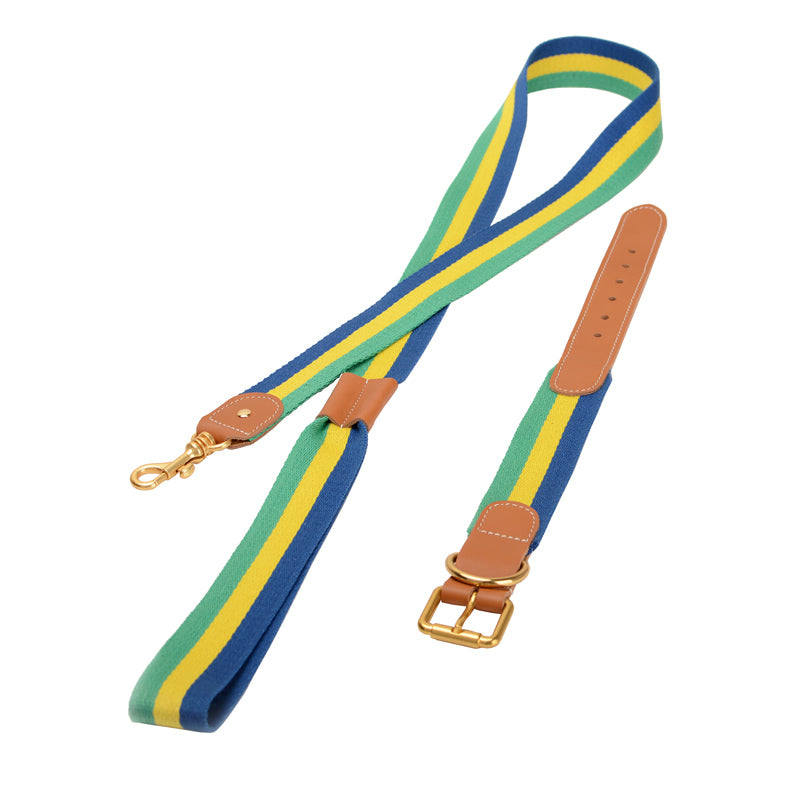 Dog Collar Woven Pet Collar Traction Rope Super Wide Medium Dog Large Dog