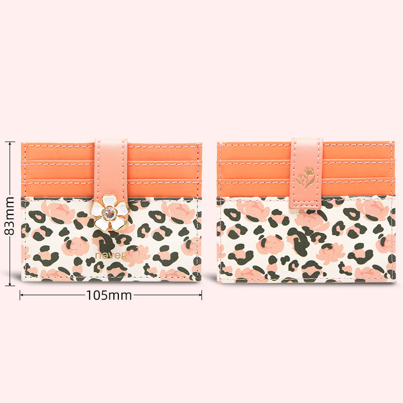 Small, Ultra-Thin, High-End, Large-Capacity Card Card Case Evidence PU Suede Card Holder