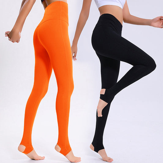 Stretch Tights Yoga Pants Women's Super High Waist Running Quick-Drying Sports Trousers