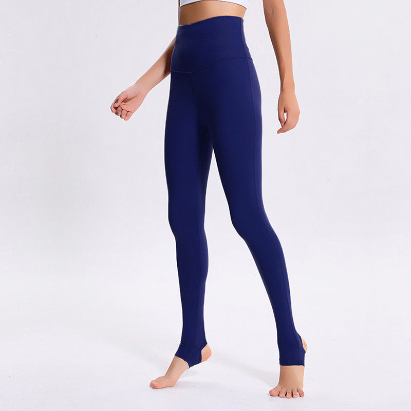Stretch Tights Yoga Pants Women's Super High Waist Running Quick-Drying Sports Trousers