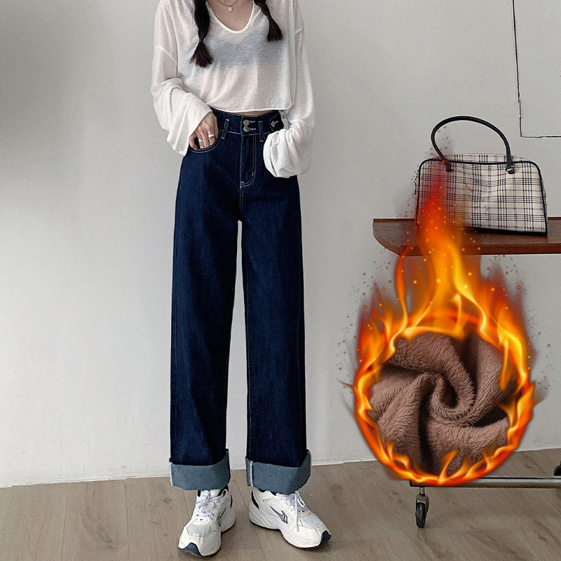 Women's Loose Straight-leg High-rise Jeans
