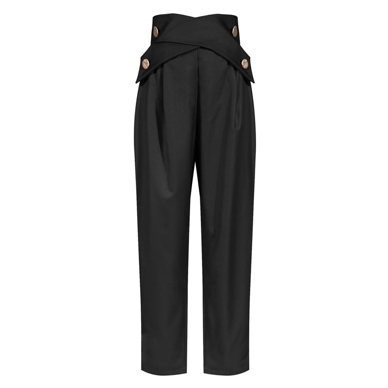 High Waist Slim Casual Wide Leg Shorts