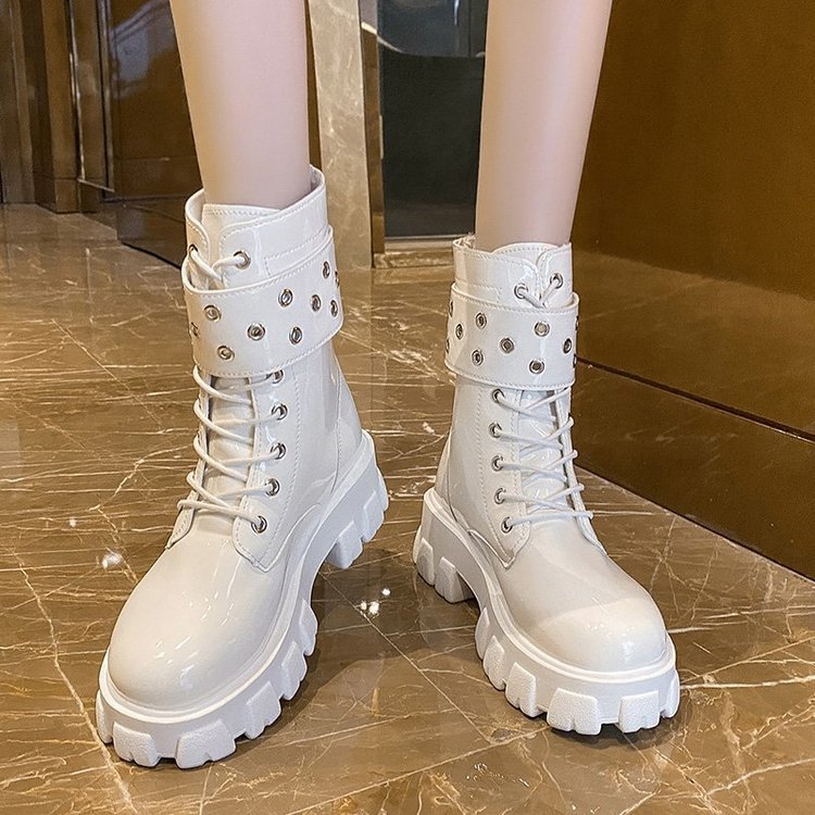 Thick-Soled Martin Boots Women's British Style New Boots
