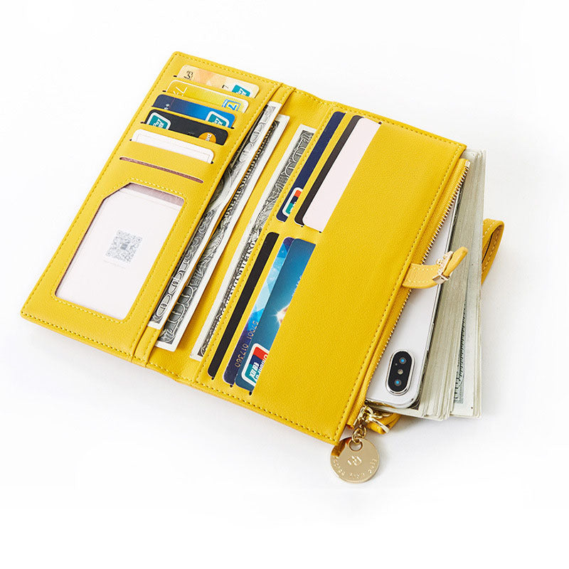 Niche Design Wallet Ladies Small And Thin Long Clutch Handbag Simple Ins Korean