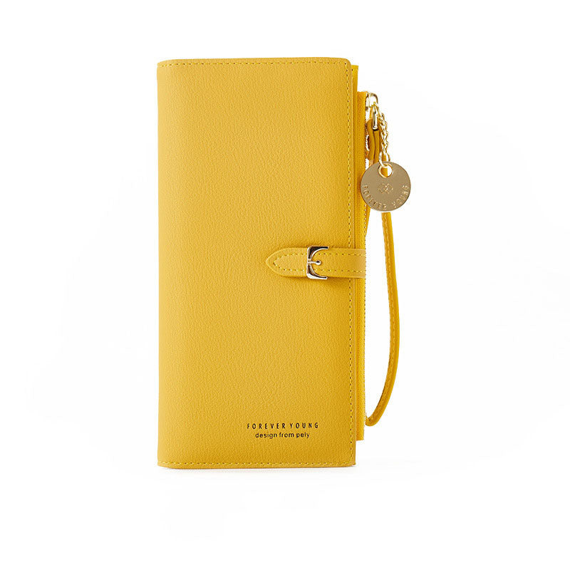Niche Design Wallet Ladies Small And Thin Long Clutch Handbag Simple Ins Korean
