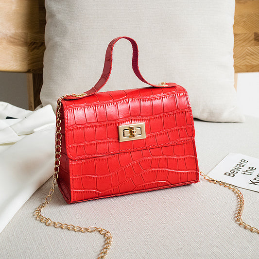 Korean Fashion Female Bag Small Square Bag Single Shoulder Diagonal