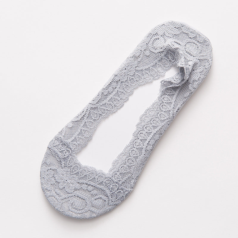 Korea Cute Japanese Invisible Silicone Non-Slip Socks