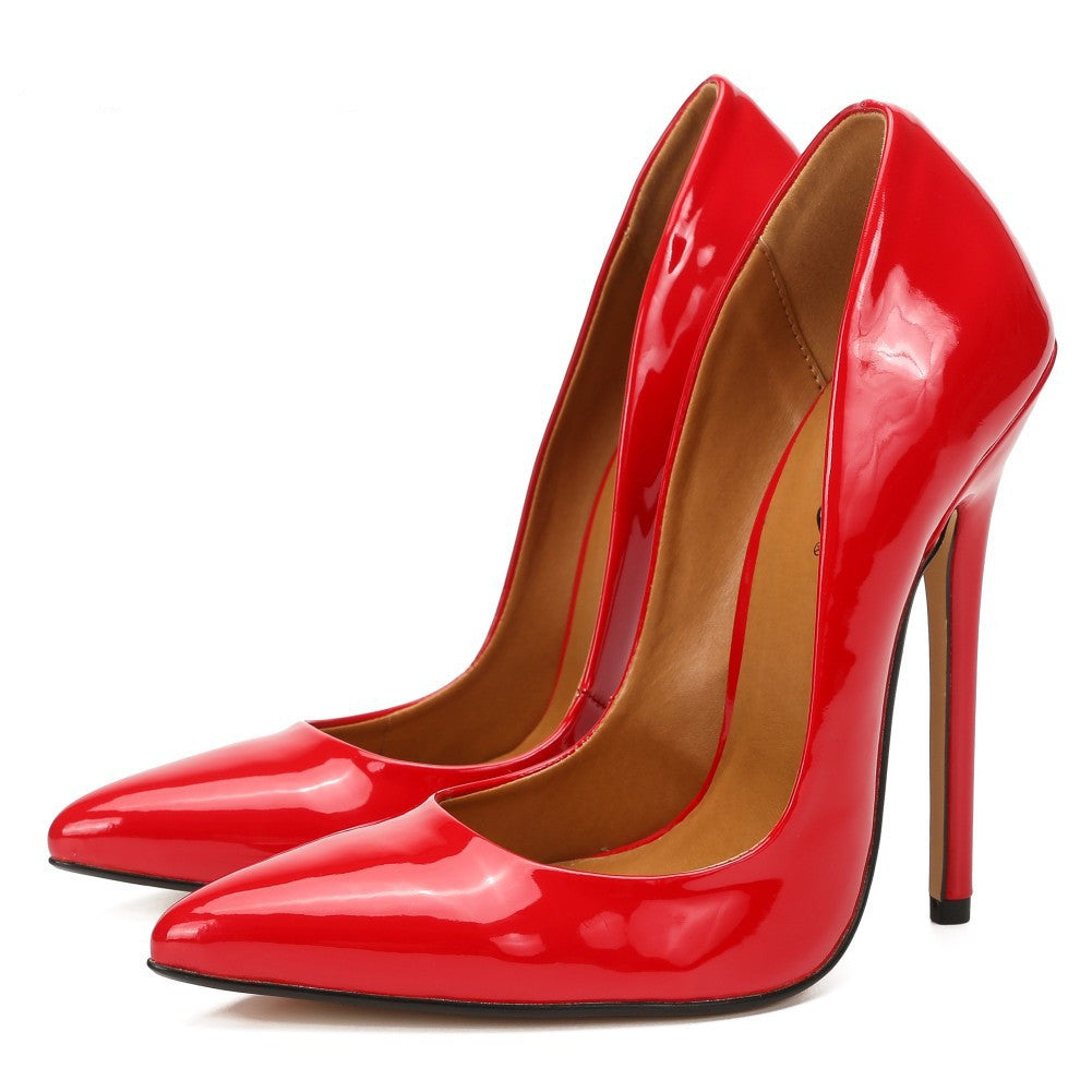 HEYSIMEY 19-20 CD Pseudo-Mother Large Size Super High Heel Women's Single Shoes