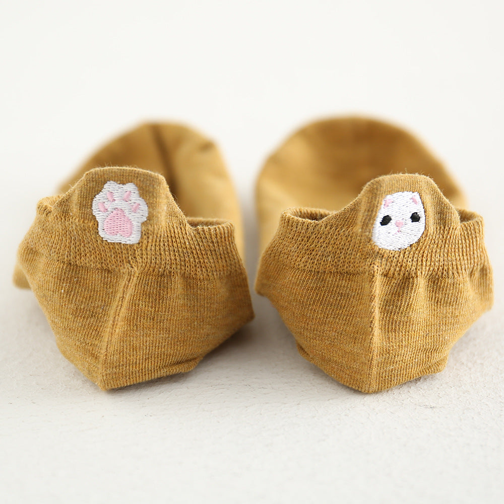 Embroidered Women's Socks