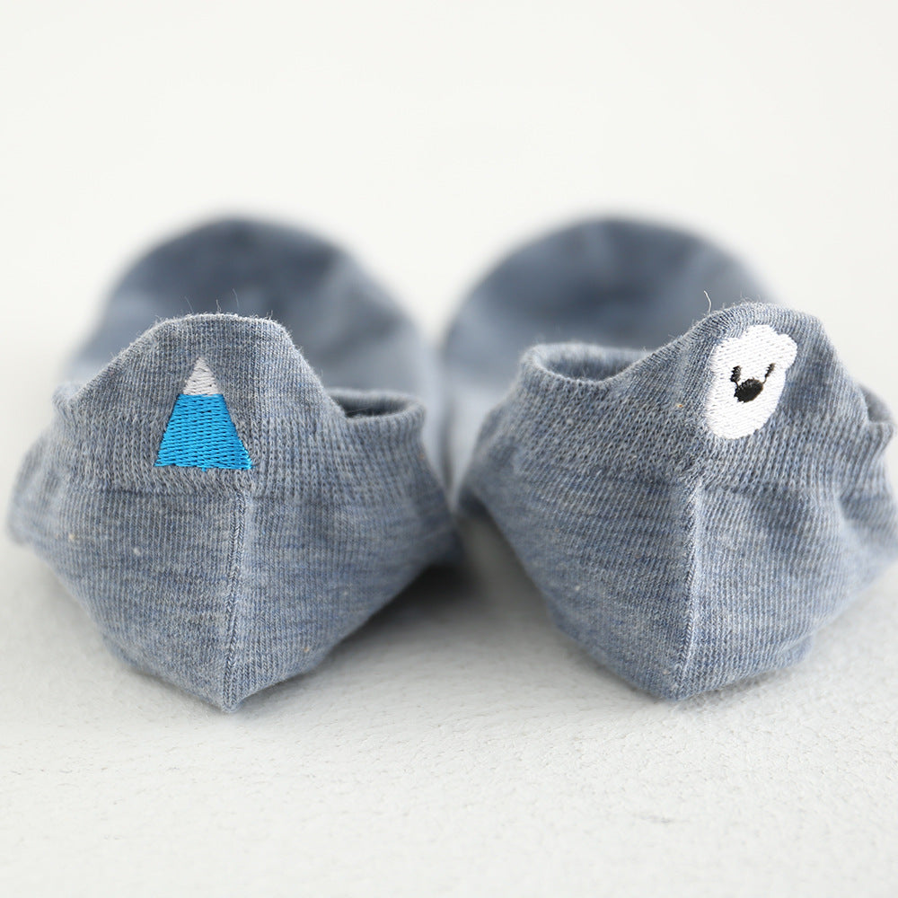 Embroidered Women's Socks