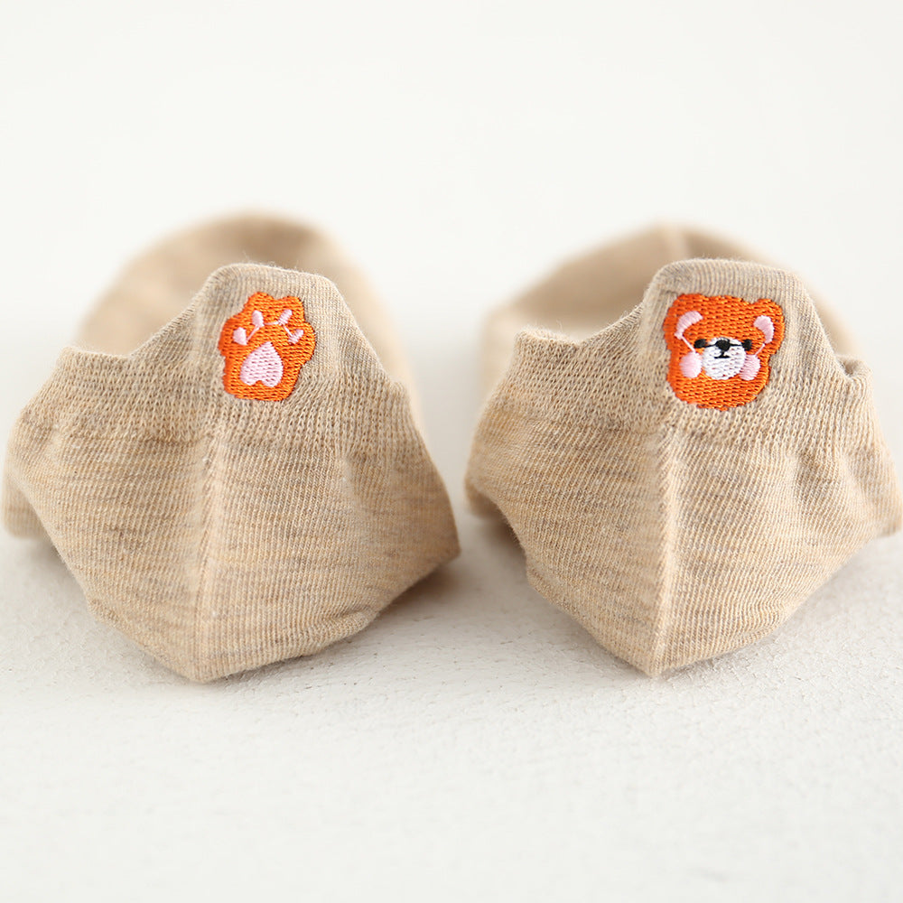 Embroidered Women's Socks