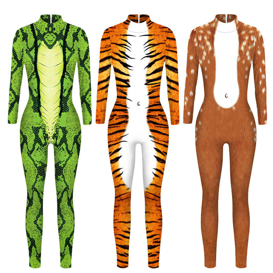 Digital Printing Creative Performance Cosplay Costume Jumpsuit