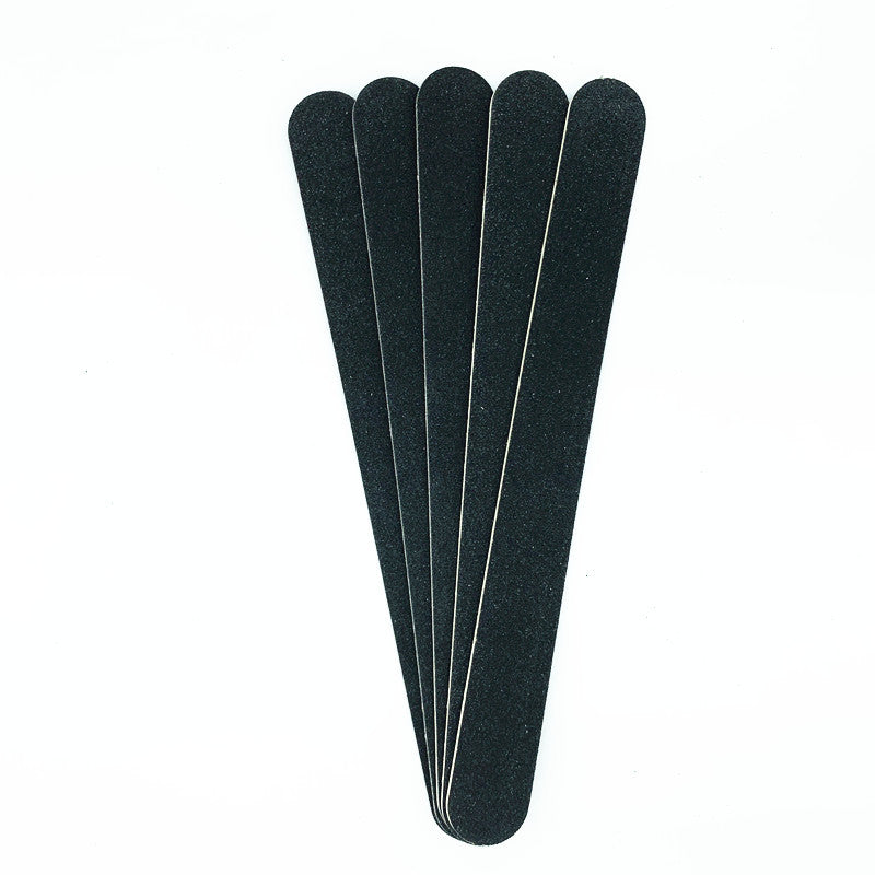 Black Veneer Nail file Strips Manicure Rubbing Strips Manicure Tool