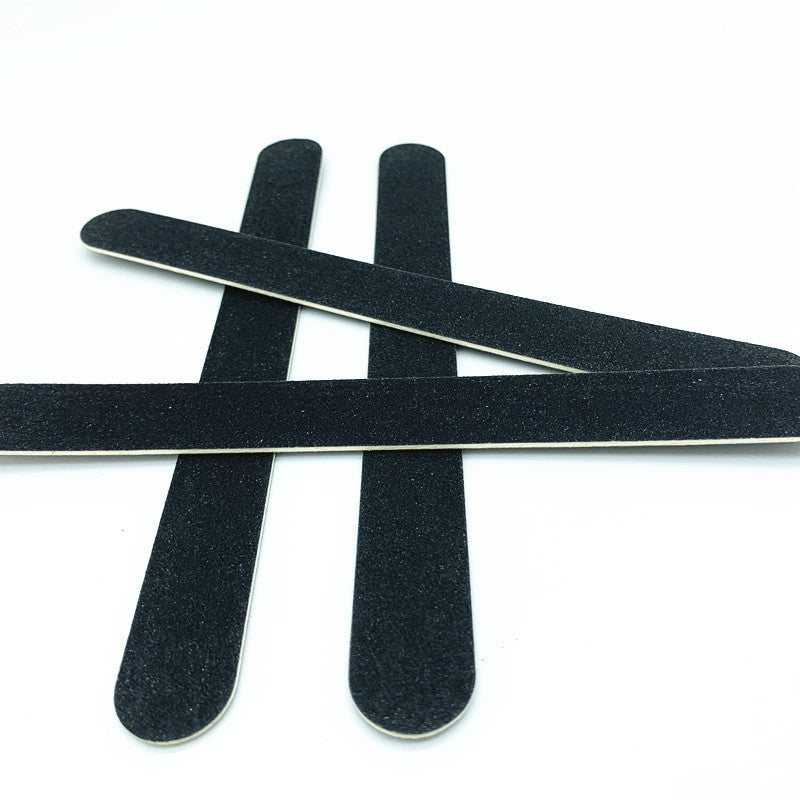Black Veneer Nail file Strips Manicure Rubbing Strips Manicure Tool