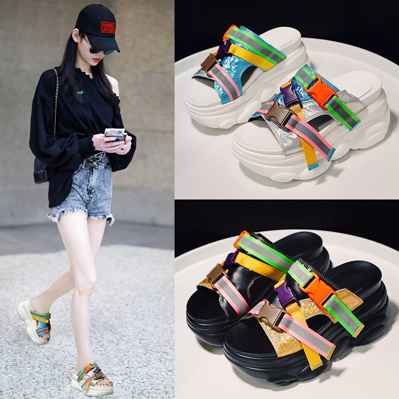 Women's Shoes Wedge Platform Shoes Fashion Old Sandals