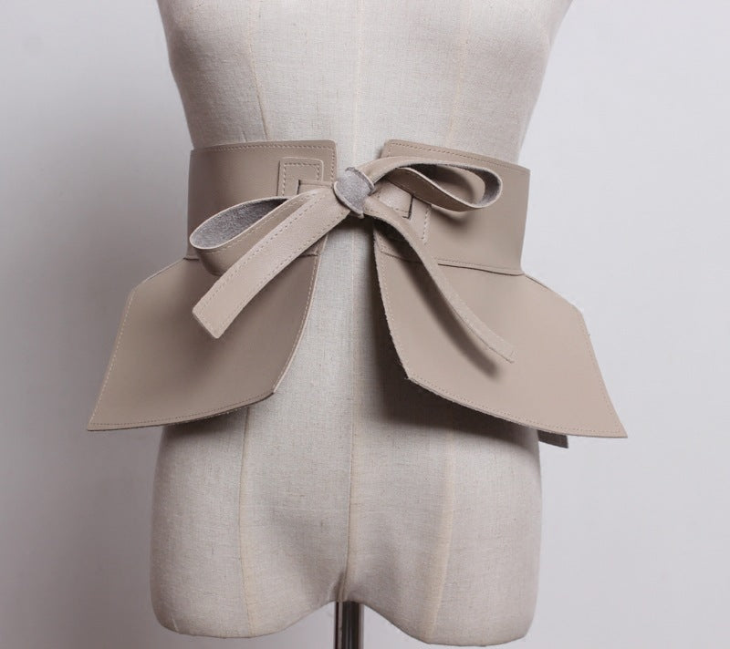Leather All-match Belt Waistband