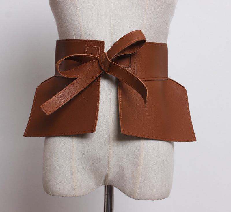 Leather All-match Belt Waistband