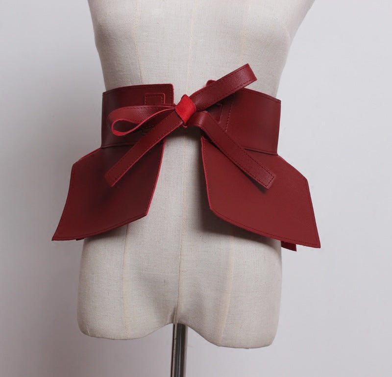 Leather All-match Belt Waistband