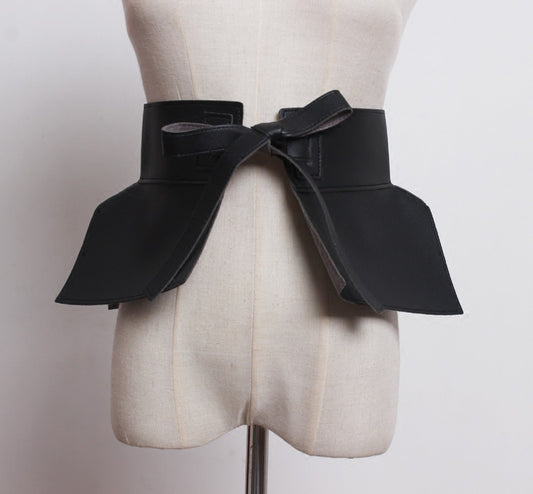 Leather All-match Belt Waistband