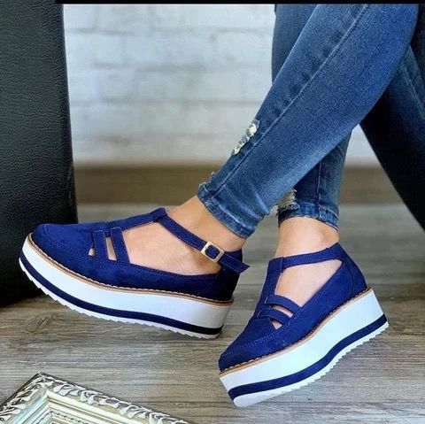 Sandaler til kvinder, åndbare, platformssko med kagebund, afslappede sko