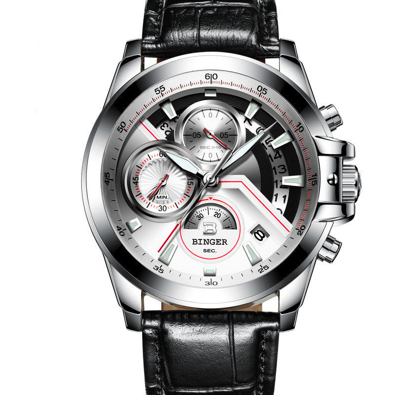 Binger Men's Quartz Watch Foreign Trade Wholesale