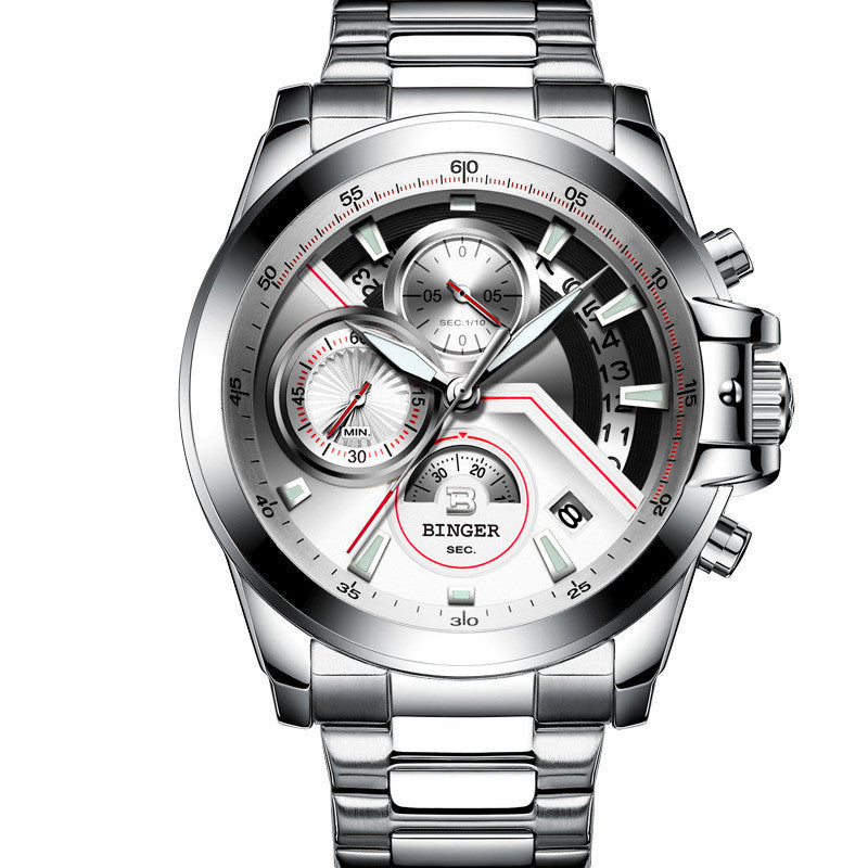 Binger Men's Quartz Watch Foreign Trade Wholesale
