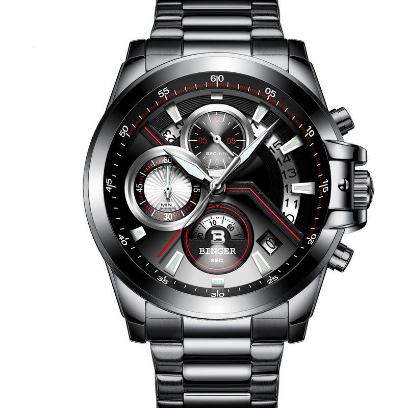 Binger Men's Quartz Watch Foreign Trade Wholesale