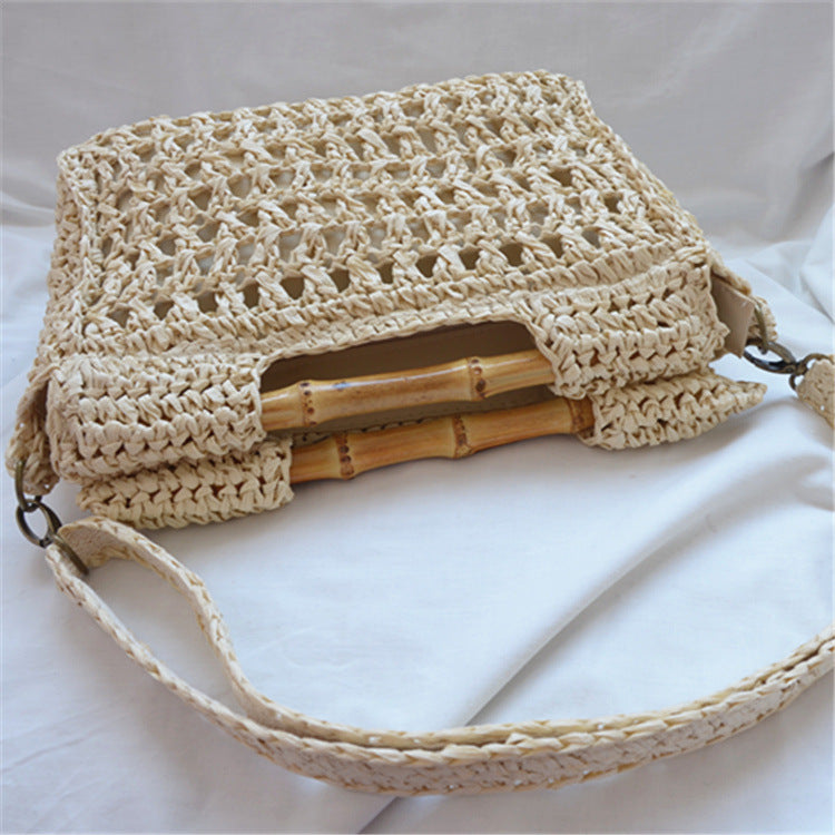 Hand-Woven Fashion Handbag Vacation Travel