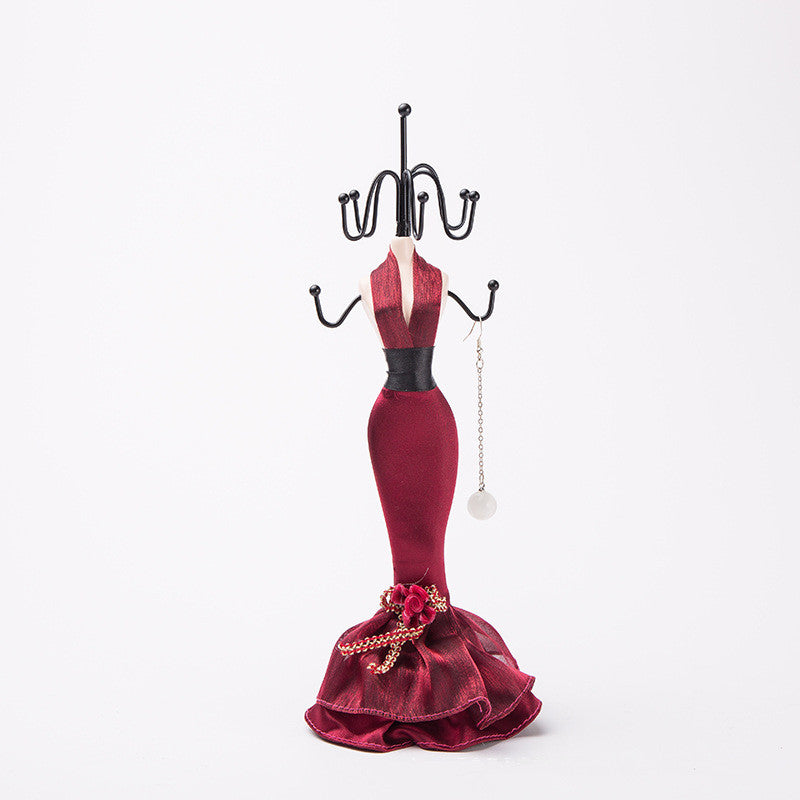 Resin Crafts European Style Home Furnishings Accessories Mannequin Stand Earrings Necklace Display Stand With Souvenirs