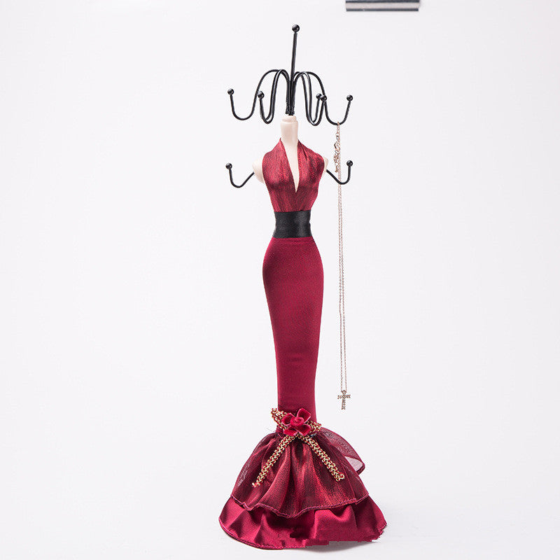 Resin Crafts European Style Home Furnishings Accessories Mannequin Stand Earrings Necklace Display Stand With Souvenirs