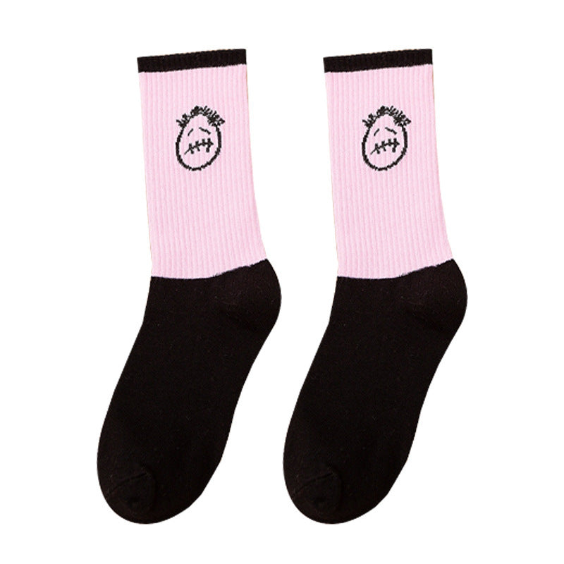 Long Staple Cotton Moisture Absorption And Breathable Tube Socks