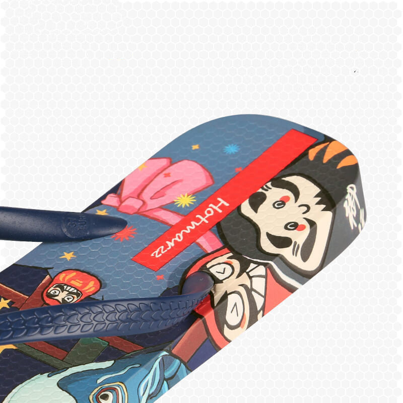 Black Horse Flip Flops Female Outer Wear Net Red Ins Tide Non-Slip Fashion Flip Flops