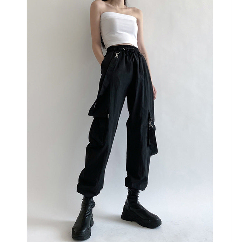 Hip Hop Tide Ins Fat Sister Plus Size Overalls