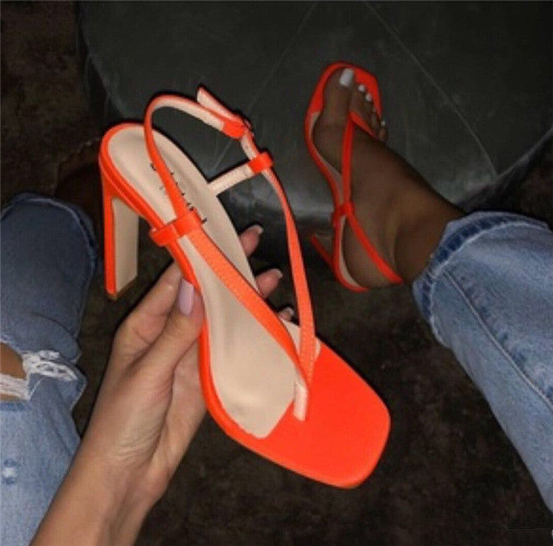 Women's Shoes Fashion Flip Flops High Heel Sandals