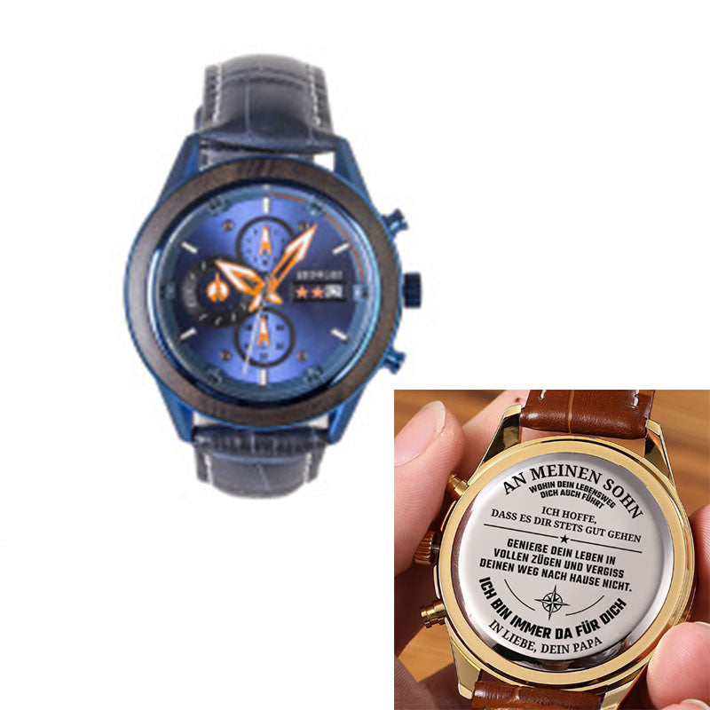 Multifunctional Waterproof Quartz Watch