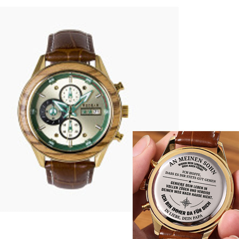 Multifunctional Waterproof Quartz Watch